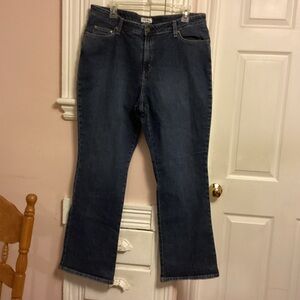 St. John's Bay Dark Blue Boot Cut Jeans